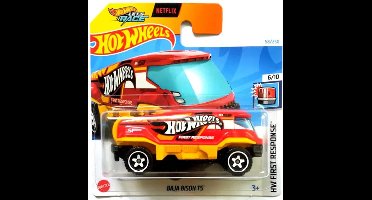 HOT WHEELS BAJA BISON T5 58/250 RED (1:64) HW FIRST RESPONSE 6/10