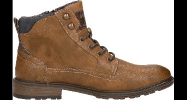 Mustang heren veterboot - Cognac - Maat 45