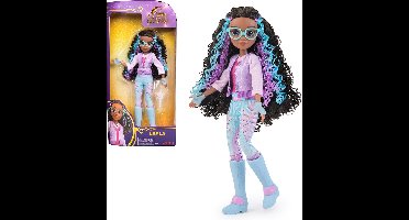 Unicorn Academy - Pop Layla van 24 cm met highlights in het haar - 5 modeaccessoires - Eenhoornspeelgoed