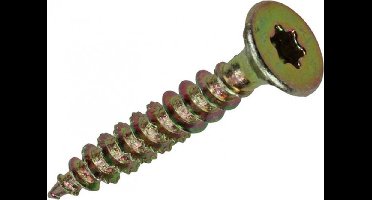 Mack Spaanplaatschroef Zelfborend Geel Verzinkt