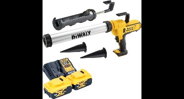 DeWalt DCE 581 P2K accupistool 18 V 310 ml + 2x accu 5.0 Ah + lader + koffer