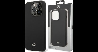 Mercedes - MEHMP13XSILBK - iPhone - 13 - Pro - Max - 6.7 - zwart/zwart - hardcase - Siliconen - Magsafe