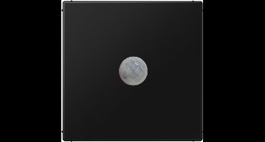 Koban PIR bewegingsmelder met JUNG LS990 afdekplaat grafietzwart mat SET