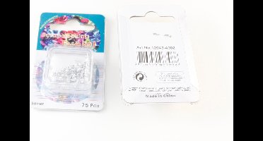 Scrapbooking Eyelet Rond 1.1mm 75 stuks Zilver Diameter gat 0.8mm