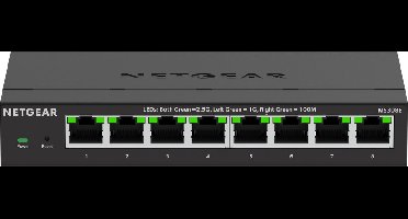 NETGEAR MS308E - Netwerk Switch - Plus Managed - 2,5 Gbps - 8 poorten