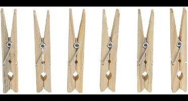 Betra Wasknijpers - 144x st - 7,2 cm - hout - wasspelden - huishoudelijke producten - knijpers