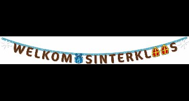 Letterbanner Sinterklaas - Sinterklaas Decoratie Versiering Piet December Ballon Vlaggenlijn