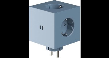 Avolt Square 2 stekkerblok met 2x USB-C 30W - Shark Blue