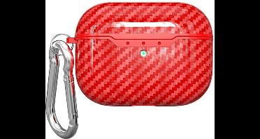 Beline AirPods Carbon Cover Air Pods Pro 2 rood/rood