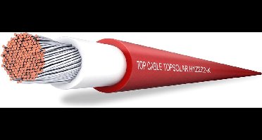 TopSolar PV Kabel EN50618 Rood 6mm² op Rol 100m