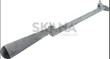 Universele aluminium vijlhouder. Geschikt voor alle ronde vijldiameters.