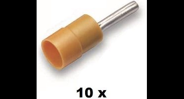 Cimco stiftkabelschoen geisoleerd 4-6mm2 zak 10