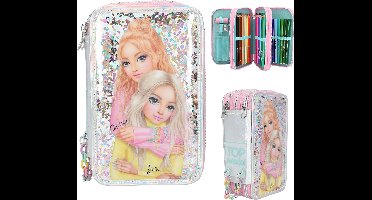 Depesche - TOPModel 3-vaks gevulde etui - ELECTRIC