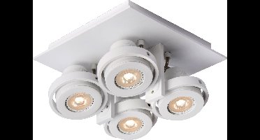 Lucide LANDA - Plafondspot - LED Dim to warm - GU10 - 4x5W 2200K/3000K - Wit