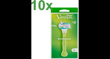 Gillette - Venus Extra Smooth - 10x Handvat + 10x Scheermesje - Voordeelverpakking