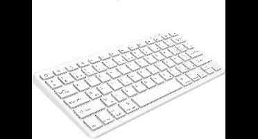 Compatibel Bluetooth Toetsenbord voor iPad en Tablets - Draadloos, Ultradun en Stijlvol