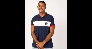 PSG Polo Stripe Heren - Maat S - Polo Heren - Paris Saint-Germain