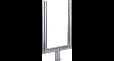 Vorkarm voor paalmontage 2 spiegels - Grijs - 955 mm x x - - Gegalvaniseerd staal - - Voor binnen & buiten