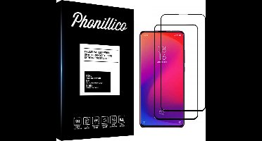 Screenprotector voor Xiaomi MI 9T / 9T Pro - 2 stuks Beschermglas van glas Transparante glazen schermbeschermfolie met zwarte randen