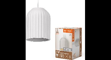 LEDVANCE Decor Plaster Routes Hanglamp 150 1XE27 Wit