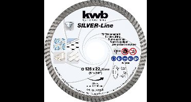 kwb 727570 Diamanten doorslijpschijf Diameter 125 mm Boordiameter 22.23 mm 1 stuk(s)