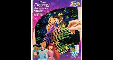 Disney Princess Kleur & Krabbelboek Voor Kinderen - 28 Pagina's Creatief Plezier