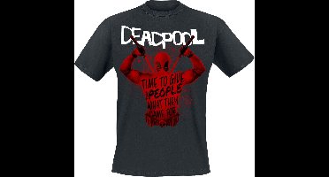 Deadpool 3 - Merc Splatter Heren T-shirt - zwart - S
