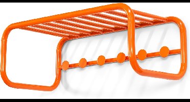 Spinder Design kapstok Retro Kapstok - Pure Orange - 6 haken - Staal
