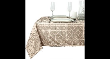 D- Unique Living | Sierle tafelkleed 140x200cm taupe