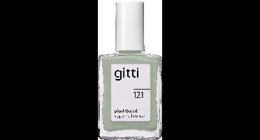 Gitti No. 121 - Sage Green - nagellak - minimaal 82% natuurlijk - 23 vrij - manicure - blijft 7 dagen zitten