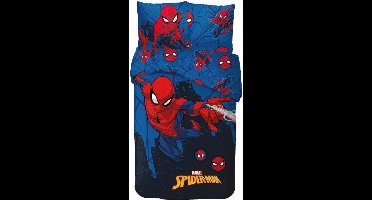 Marvel - Spiderman - Dekbedovertrek - 140x200 Cm - 100% Katoen – Eenpersoons