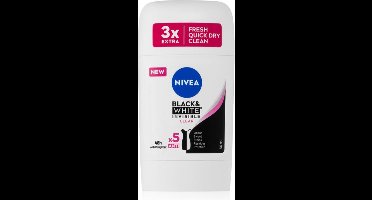 Nivea - Deodorant - Stick - Black & White Invisible - Clear - 50ml