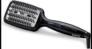 BaByliss Smoothing Heated Brush Stijlborstel HSB101E - 3 Temperatuurinstellingen - 1,95m Meedraaiend snoer