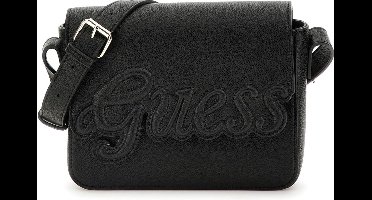 Guess Girls Logo Crossbody Tas Zwart