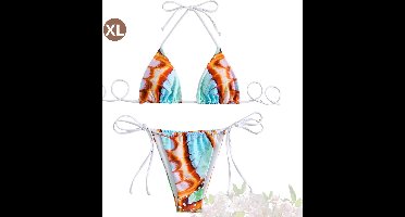 Bovista Bikini Dames - Meisjes Bikini - Badpak - Push Up - Vrouwen Badkleding - Zwemmen - Sexy Set - Top & Broekje - Wit - Maat XL