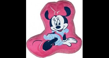 Carbotex Sierkussen Minnie Mouse Meisjes 35 Cm Polyester Roze