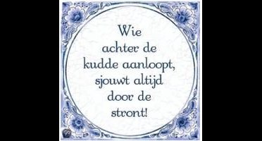 Tegels delfts blauw - Kudde