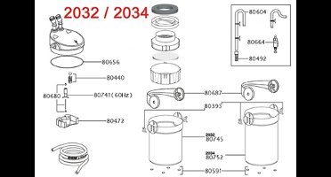 Eheim pomprad voor 2231/2232/2234
