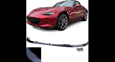 Mazda MX5 ND vanaf 2015 Spoiler Voorspoiler Splitter Lip Hoogglans Zwart