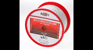 Kelfort Nylonkoord wit gevlochten 4mm