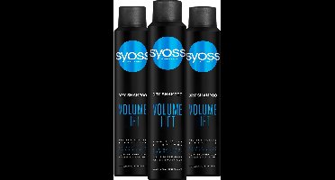 Syoss - Shampoo - Droogshampoo - Volume Lift - 200ml x 3
