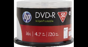HP DME00025WIP DVD-R disc 4.7 GB 50 stuk(s) Spindel