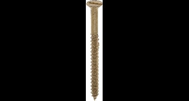 houtschroef messing platkop 12 stuks 4x30mm. Starx.