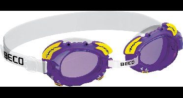 BECO kinder zwembril Palma - krab design - paars - 4+