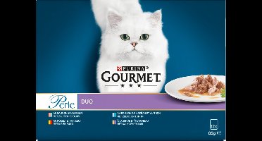 Gourmet Perle - Duo van vis & vlees - 12x85g