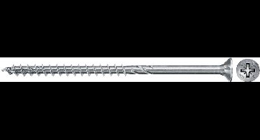 Fischer 670309 spaanplaatschroef Power-Fast II 4,5 x 40 PZ2 - verzonken kop - deeldraad - blauw verzinkt (200st)
