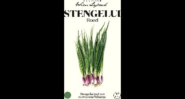 Stengelui Rood - Verrassend Kleurtje in de Moestuin - Zaaigoed Wim Lybaert