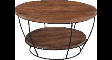 Brix - Salontafel Brix Evan - 85x85x44cm - Mangohout