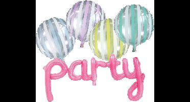 Folat - Folieballonnen Set Pool Party - 5 stuks