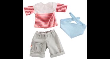 Haba poppenkleding set Ahoi - 30 cm - maritiem speelplezier.